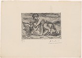 Maternal Joy, Pablo Picasso (Spanish, Malaga 1881–1973 Mougins, France), Etching