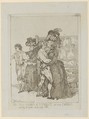 The Two Patriotic Duchesses on Their Canvass, Thomas Rowlandson British, Etching