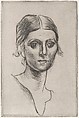 Olga Picasso, Pablo Picasso (Spanish, Malaga 1881–1973 Mougins, France), Drypoint