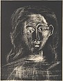 Jacqueline with Soft Hair, Pablo Picasso (Spanish, Malaga 1881–1973 Mougins, France), Linocut