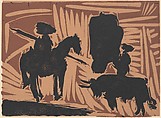 Before the Lance I, Pablo Picasso (Spanish, Malaga 1881–1973 Mougins, France), Linoleum cut