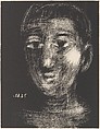 Head of a Boy III, Pablo Picasso (Spanish, Malaga 1881–1973 Mougins, France), Linoleum cut