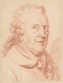 Portrait of a Man, Anonymous, French, 18th century French, Red chalk
