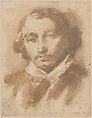 Portrait of a man, Anonymous, Italian, 19th century Italian, Pen and brown ink with brown wash