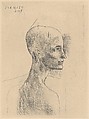 Bust of a Man, Pablo Picasso (Spanish, Malaga 1881–1973 Mougins, France), Drypoint