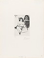 Fat Prostitute and Musketeer, from 347 Suite, Pablo Picasso (Spanish, Malaga 1881–1973 Mougins, France), Sugar lift aquatint