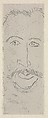 Portrait of Walter Pach, Henri Matisse (French, Le Cateau-Cambrésis 1869–1954 Nice), Etching on chine collé