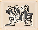Harbor Landscape, Stuart Davis  American, Lithograph