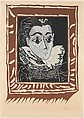 Jacqueline with a Ruff, Pablo Picasso (Spanish, Malaga 1881–1973 Mougins, France), Linoleum cut
