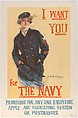 I Want You for the Navy, Howard Chandler Christy  American, Color lithograph