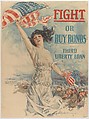 Fight or Buy Bonds Third Liberty Loan, Howard Chandler Christy  American, Color lithograph