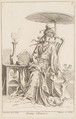Chinese Lady, François Boucher (French, Paris 1703–1770 Paris), Etching