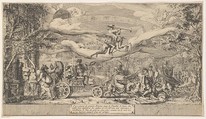 The Triumph of Modern Art, Attributed to Jean Barbault (French, Viarmes 1718–1762 Rome), Etching
