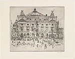 L'Opera, Paris, John Marin American, Etching