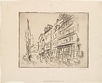 Old House, Rue des Arpents, Rouen, II, John Marin American, Etching