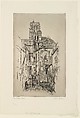 Cathedral, Laon, I, John Marin American, Etching