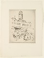 Ponte Ghetto, Venice, John Marin American, Etching