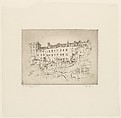 Quartier de la Maison Blanche, John Marin American, Etching