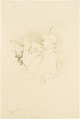 Why Not? . . . Once is Not to Make a Habit of It, Henri de Toulouse-Lautrec (French, Albi 1864–1901 Saint-André-du-Bois), Crayon, brush, and spatter lithograph printed in olive green on wove paper; only state