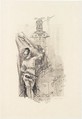 Sodom's Modesty, Félicien Rops Belgian, Etching