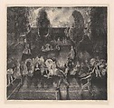 Tennis, George Bellows  American, Lithograph