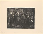 Artists Judging Works of Art, George Bellows  American, Lithograph