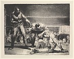 The White Hope, George Bellows  American, Lithograph