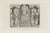 The Marriage of Henry the VIIth and Elizabeth of York, Jan Gossart (called Mabuse)  Netherlandish, Etching and engraving on chine collé