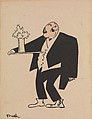 Stage Folks; A Book of Caricatures, Alfred J. Frueh (American, Lima, Ohio 1880–1968 Sharon, Connecticut), Linoleum cut
