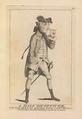 A Half Pay Officer Who Has Been at Dinner with Captain Broad, Matthias Darly  British, Etching