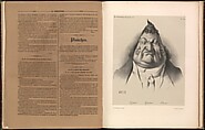 The Past. The Present. The Future (Le passé. Le présent. L'avenir), from La Caricature, plate 349, Honoré Daumier French, Lithograph