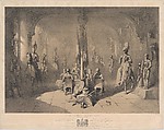 The Gothic Armoury, 3 Grosvenor Street, London, Douglas Morison  British, Lithograph with tint stone