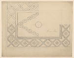 Design for a Ceiling for the Drawing Room at Milton Abbey, Dorset, Sir William Chambers  British, born Sweden, Graphite