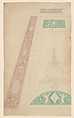 Design for a Ceiling, Sir William Chambers  British, born Sweden, Graphite, brush and pink and green wash