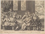 Mankind Awaiting the Last Judgement, Johann Sadeler I Netherlandish, Engraving