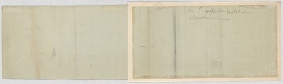Design for a Frieze with Putti Supporting a Garland, with the inital "N" inside a Wreath (related to the Arc du Carrousel), Anonymous, French, 19th century, Pen and black ink over graphite