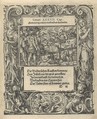 Neue Künstliche Figuren Biblischer Historien, Woodcuts by Tobias Stimmer (Swiss, Schaffhausen 1539–1584 Strasbourg), Woodcuts