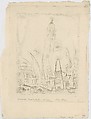 Woolworth Building, No. 2, John Marin American, Etching; first state of two