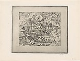 Brooklyn Bridge from Brooklyn (The Sun), John Marin American, Etching