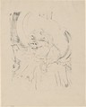 Coquelin Aîné, Henri de Toulouse-Lautrec (French, Albi 1864–1901 Saint-André-du-Bois), Crayon lithograph on china paper