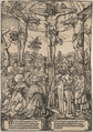 The Crucifixion, Hans Burgkmair  German, Woodcut in eight blocks printed on eight sheets