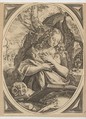 St. Mary Magdalen Penitent, Anonymous, Engraving
