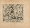 Medea Restoring Aeson's Youth (Aesoni decerptio iuventam restituit Medea), plate 64 from "The Metamorphoses of Ovid" (Metamorphosean Sive Transformationum), Antonio Tempesta  Italian, Etching