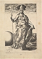 Pallas Athena, René Boyvin French, Engraving