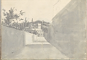 Smaller Italian sketchbook (containing 43 drawings on 44 leaves), Joseph Wright (Wright of Derby) (British, Derby 1734–1797 Derby), Graphite, pen and ink, brush and gray and yellow wash or watercolor