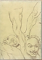 Smaller Italian sketchbook (containing 43 drawings on 44 leaves), Joseph Wright (Wright of Derby) (British, Derby 1734–1797 Derby), Graphite, pen and ink, brush and gray and yellow wash or watercolor