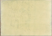 Smaller Italian sketchbook (containing 43 drawings on 44 leaves), Joseph Wright (Wright of Derby) (British, Derby 1734–1797 Derby), Graphite, pen and ink, brush and gray and yellow wash or watercolor