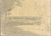Smaller Italian sketchbook (containing 43 drawings on 44 leaves), Joseph Wright (Wright of Derby) (British, Derby 1734–1797 Derby), Graphite, pen and ink, brush and gray and yellow wash or watercolor