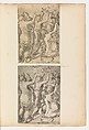 Moses Showing the Quails to the Israelites, Andrea Schiavone (Andrea Meldola) Italian, Etching