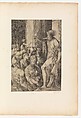 St. Paul Preaching in Athens, Andrea Schiavone (Andrea Meldola)  Italian, Etching